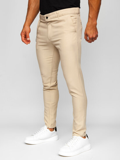 Men's Textile Chinos Beige Bolf 0059