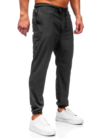 Men's Textile Joggers Anthracite Bolf 0065