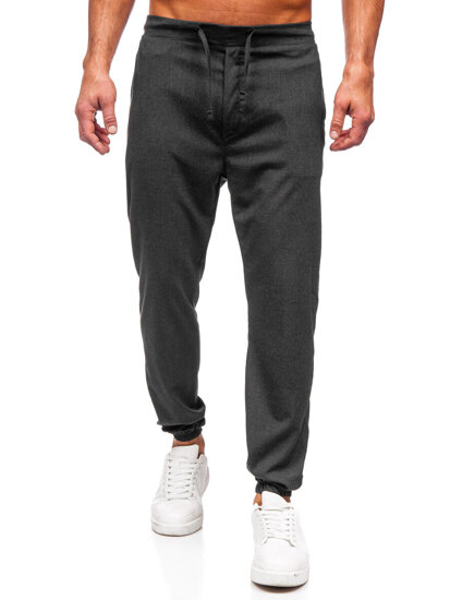 Men's Textile Joggers Anthracite Bolf 0065