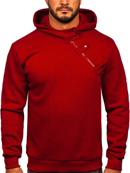 Men's Thick Hoodie Claret Bolf 06