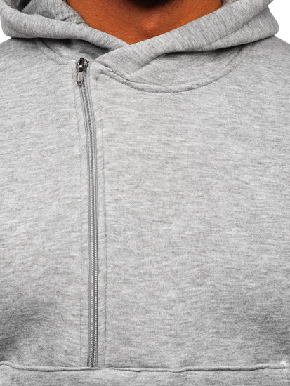 Men's Thick Hoodie Dark Grey Bolf 02