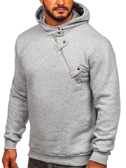 Men's Thick Hoodie Dark Grey Bolf 06