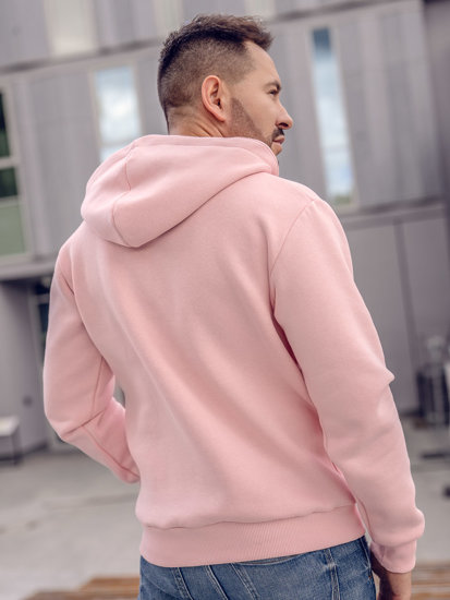 Men's Thick Hoodie Light Pink Bolf 02A