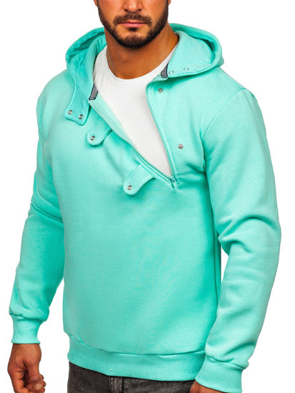 Men's Thick Hoodie Mint Bolf 06