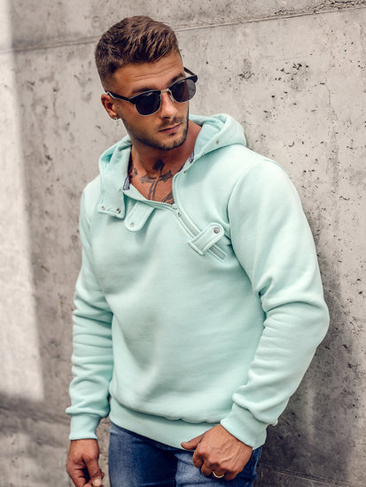 Men's Thick Hoodie Mint Bolf 06A