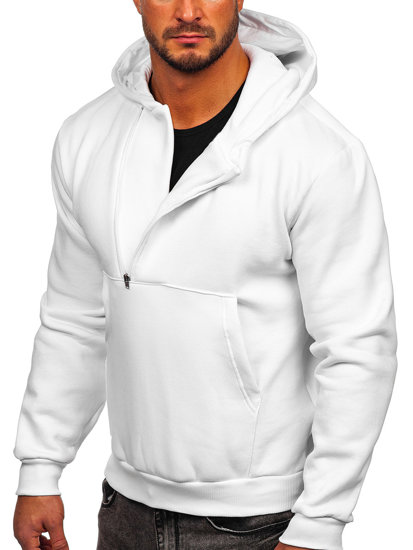 Men's Thick Hoodie White Bolf 02