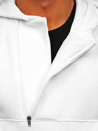 Men's Thick Hoodie White Bolf 02