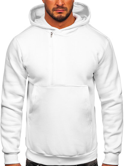 Men's Thick Hoodie White Bolf 02