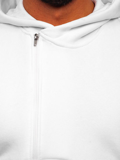 Men's Thick Hoodie White Bolf 02