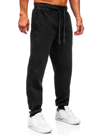 Men’s Thick Jogger Sweatpants Black Bolf MS002