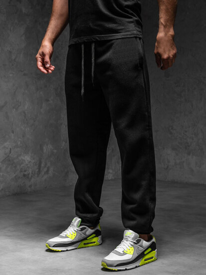 Men’s Thick Jogger Sweatpants Black Bolf MS002A1