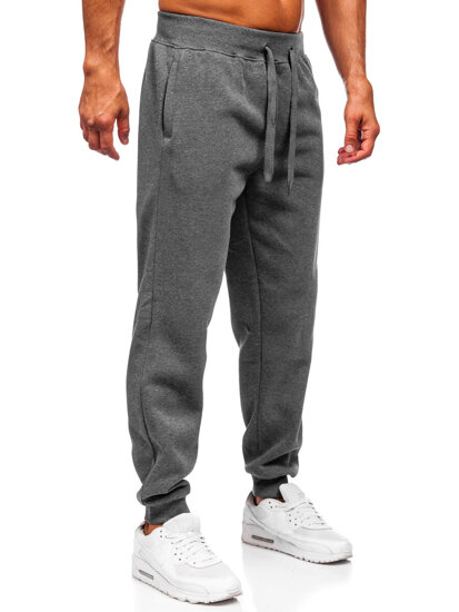 Men’s Thick Jogger Sweatpants Graphite Bolf MS002