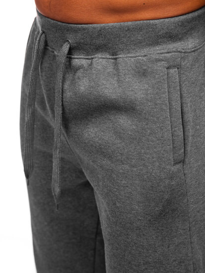 Men’s Thick Jogger Sweatpants Graphite Bolf MS002