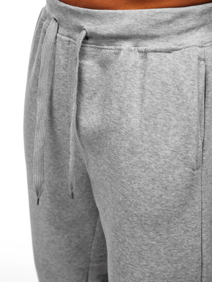 Men’s Thick Jogger Sweatpants Grey Bolf MS002