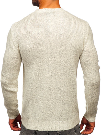 Men's Thick Sweater White Bolf W7-219190