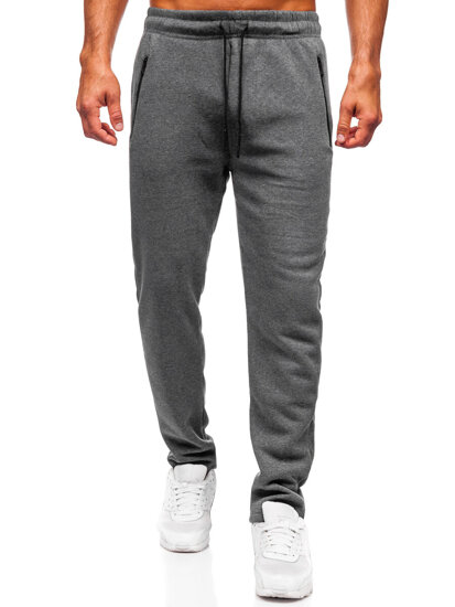 Men’s Thick Sweatpants Anthracite Bolf JX6212