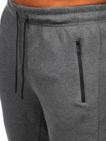 Men’s Thick Sweatpants Anthracite Bolf JX6212