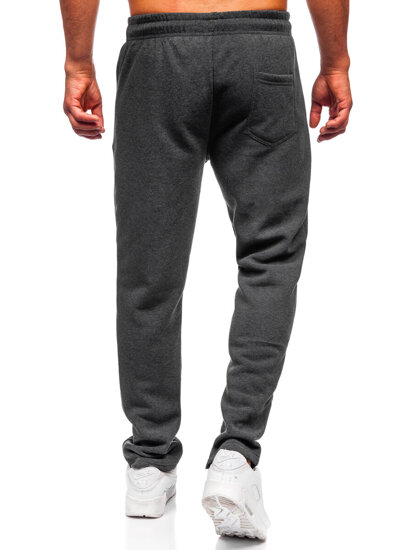 Men’s Thick Sweatpants Anthracite Bolf JX6278