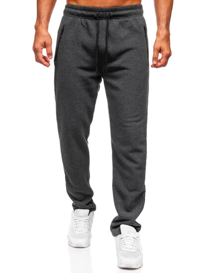 Men’s Thick Sweatpants Anthracite Bolf JX6279