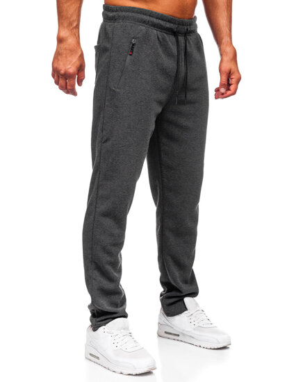 Men’s Thick Sweatpants Anthracite Bolf JX6279