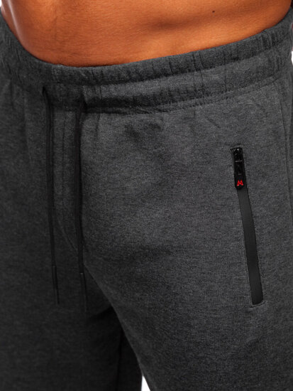 Men’s Thick Sweatpants Anthracite Bolf JX6279