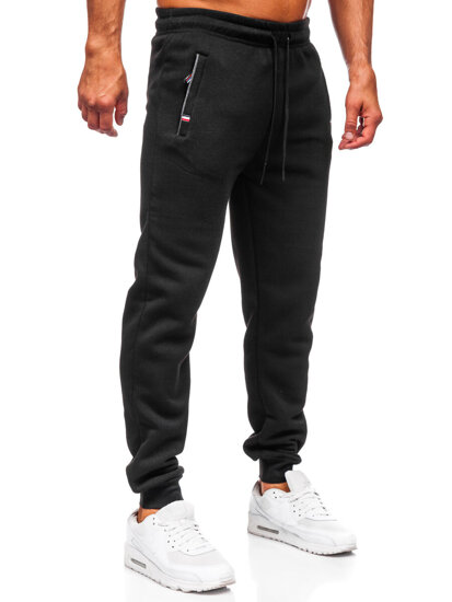 Men’s Thick Sweatpants Black Bolf JX6217