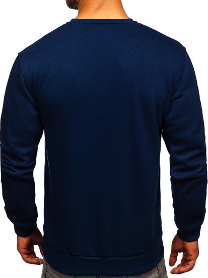 Men's Thick Sweatshirt Navy Blue Bolf 2001