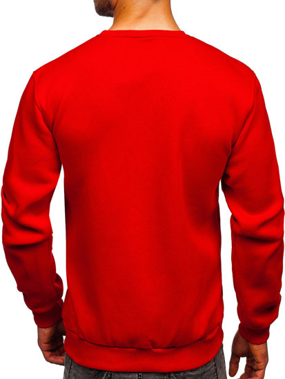 Men's Thick Sweatshirt Red Bolf 2001