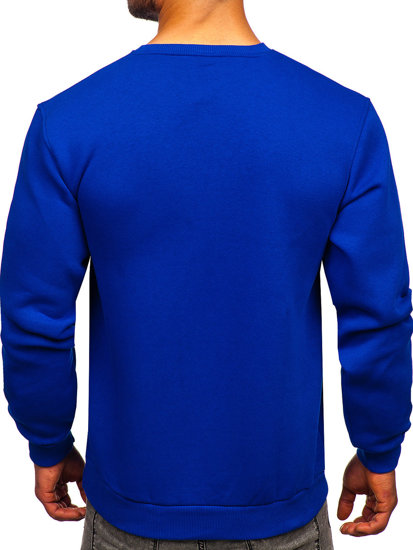 Men's Thick Sweatshirt Royal Blue Bolf 2001