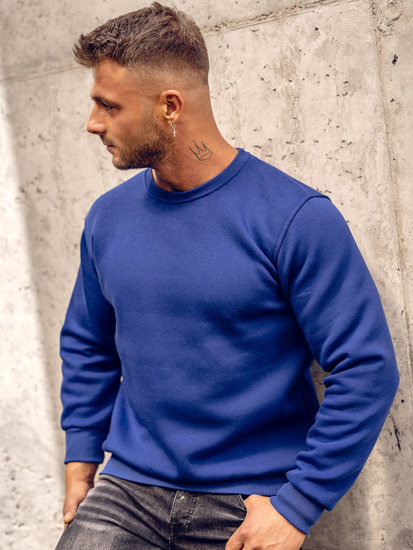 Men's Thick Sweatshirt Royal Blue Bolf 2001A