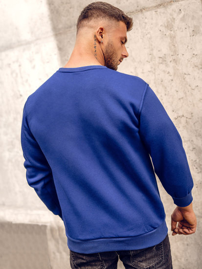 Men's Thick Sweatshirt Royal Blue Bolf 2001A