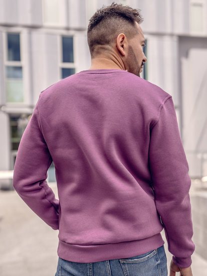 Men's Thick Sweatshirt Violet Bolf 2001A