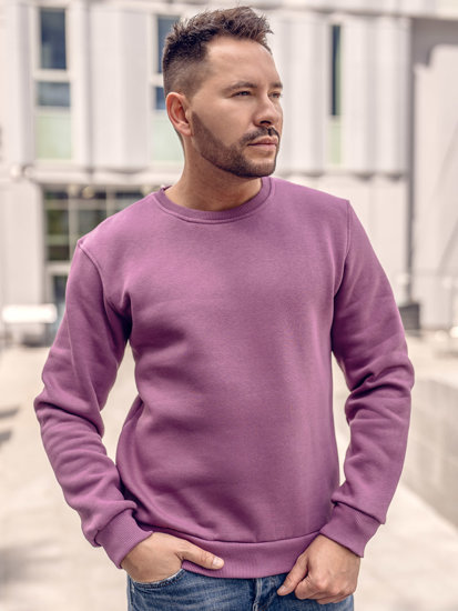 Men's Thick Sweatshirt Violet Bolf 2001A