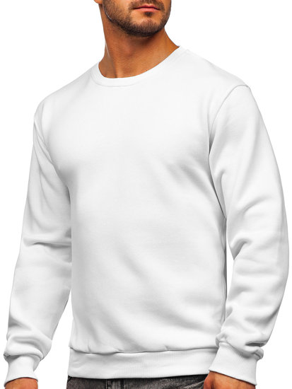 Men's Thick Sweatshirt White Bolf 2001