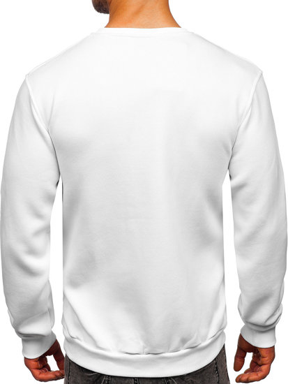 Men's Thick Sweatshirt White Bolf 2001