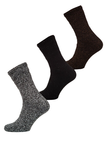 Men's Thick Winter Thermal Socks Multicolour Bolf A8990-2-3P 3PACK