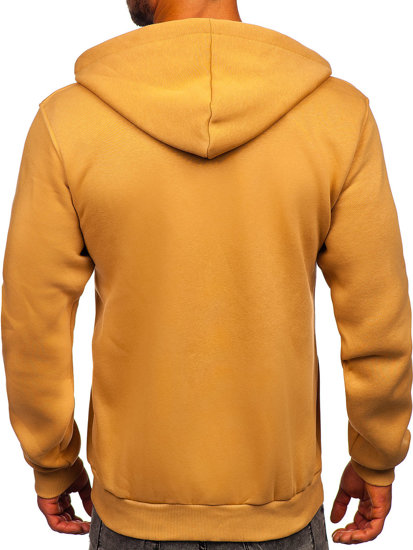 Men's Thick Zip Hoodie Brown Bolf 2008