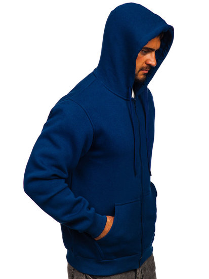 Men's Thick Zip Hoodie Indigo Bolf 2008