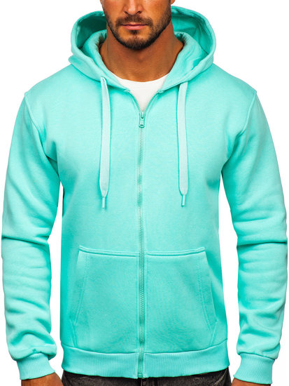 Men's Thick Zip Hoodie Mint Bolf 2008