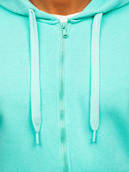 Men's Thick Zip Hoodie Mint Bolf 2008