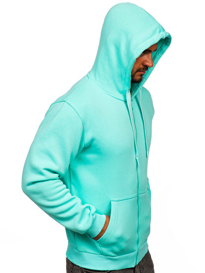 Men's Thick Zip Hoodie Mint Bolf 2008