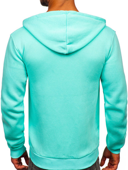 Men's Thick Zip Hoodie Mint Bolf 2008