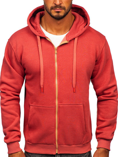 Men's Thick Zip Hoodie Salmon Bolf 2008