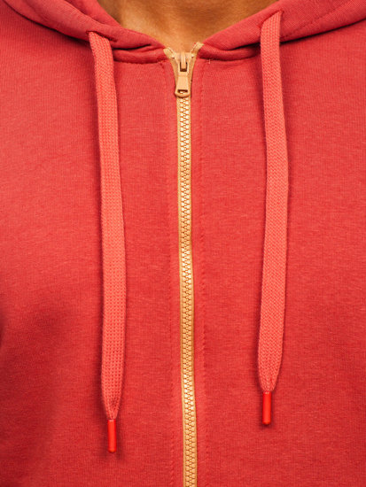 Men's Thick Zip Hoodie Salmon Bolf 2008