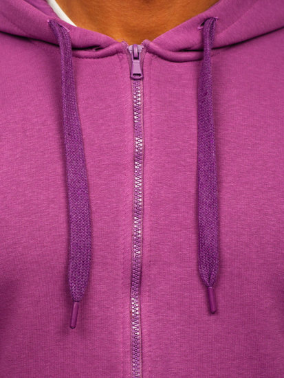 Men's Thick Zip Hoodie Violet Bolf 2008