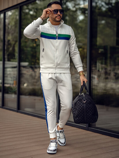 Men's Tracksuit White Bolf 3A166