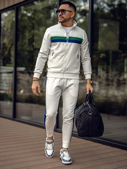 Men's Tracksuit White Bolf 3A166