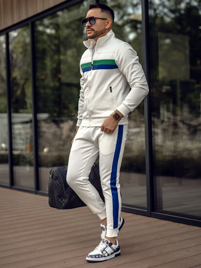 Men's Tracksuit White Bolf 3A166