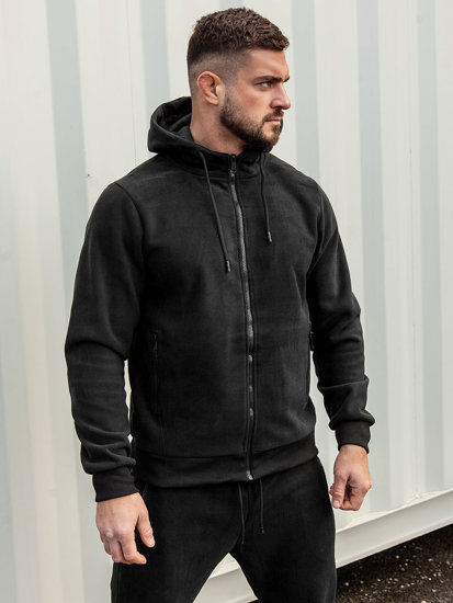 Men's Tracksuit with Hood Black Bolf 3A150A