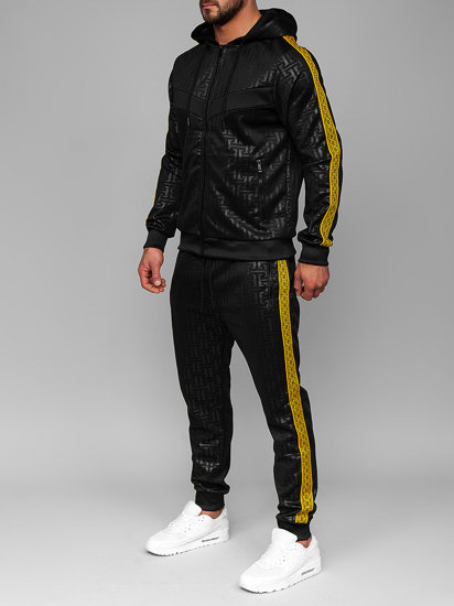 Men's Tracksuit with Hood Black Bolf 3A165